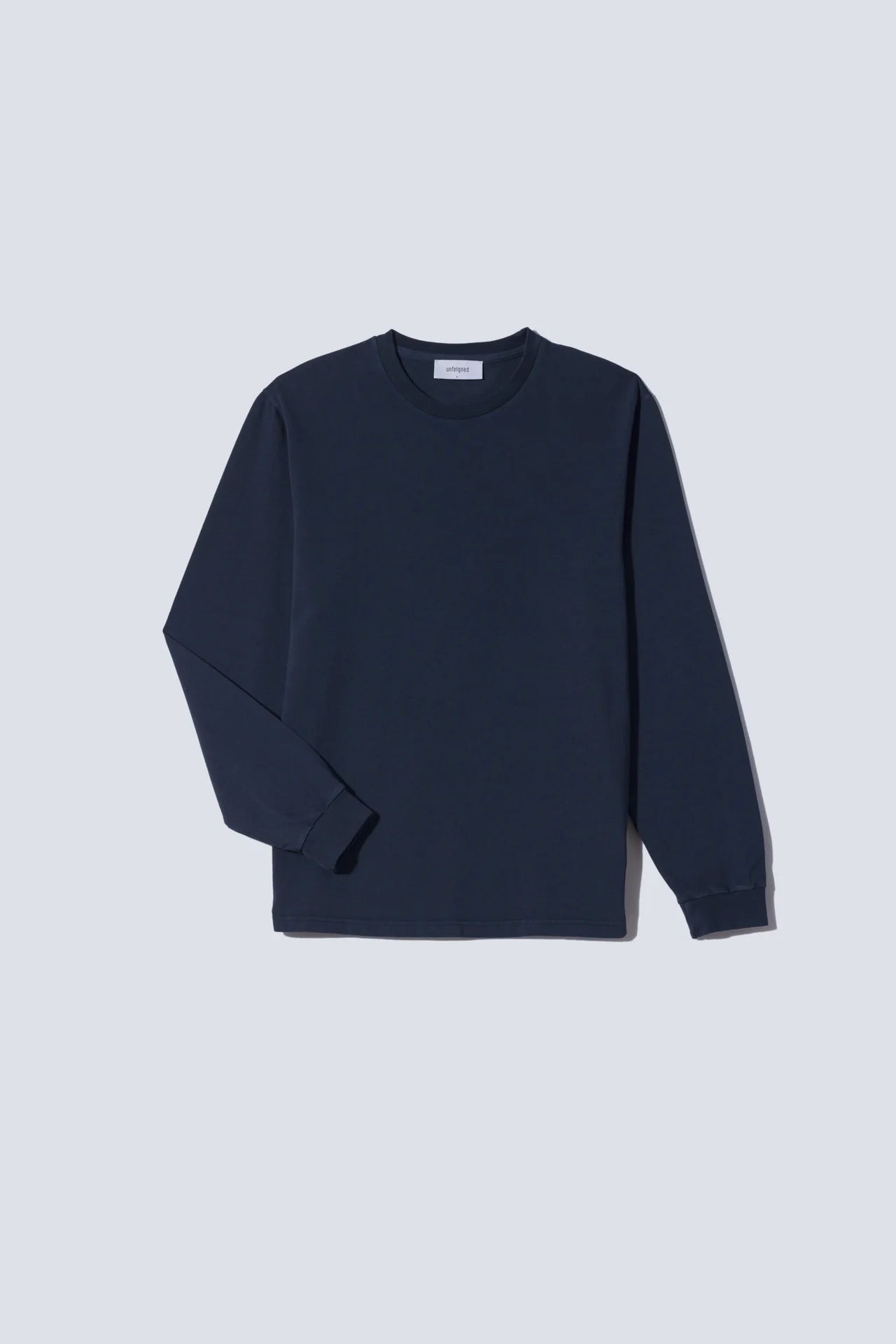 Basic Long Sleeve Tee - Navy Blue