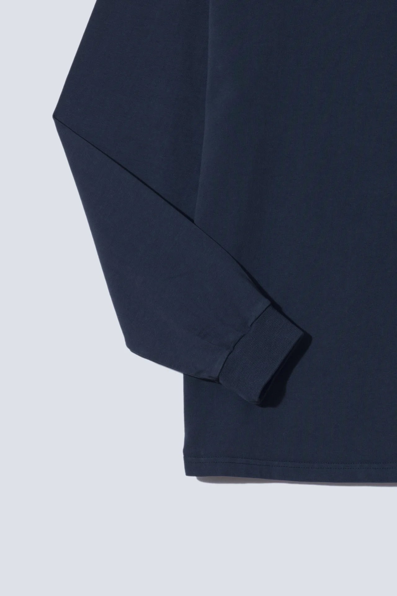 Basic Long Sleeve Tee - Navy Blue