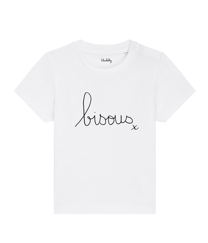 Bisous Organic Cotton T-Shirt - White