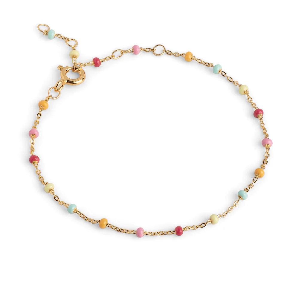 Lola Bracelet - Gold/Rainbow