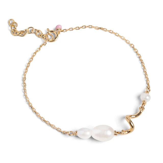 Pearlie Twist Bracelet - Pearl