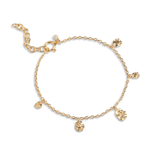 Refined Charms Bracelet - Gold
