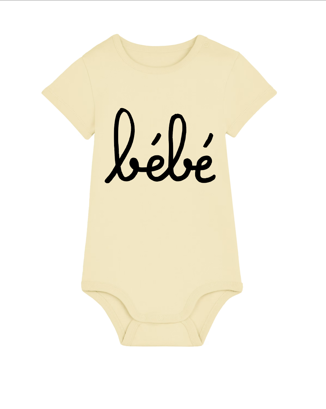 Bébé Organic Cotton Bodysuit - Butter
