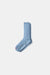 Cable Knit Socks - Plain Steel
