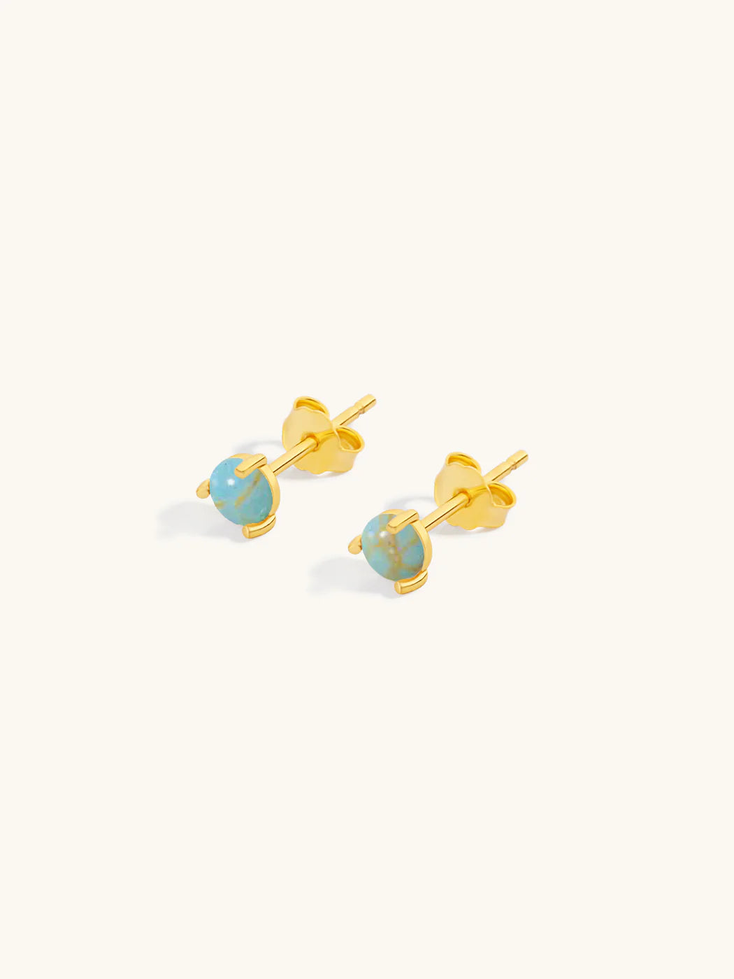 Capri Turquoise Studs - Gold Plating