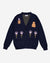 Hadiqa Cardigan - Navy