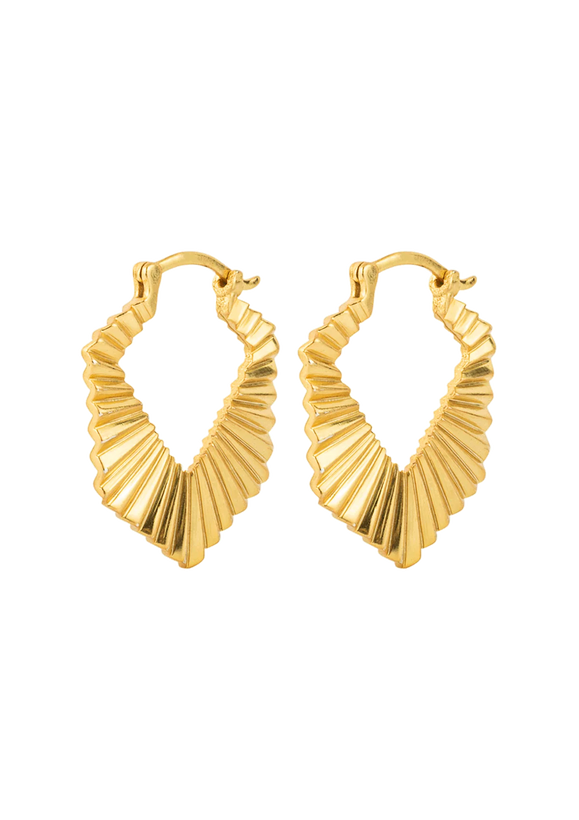 Celestial Horizon Gilded Earrings - Gold