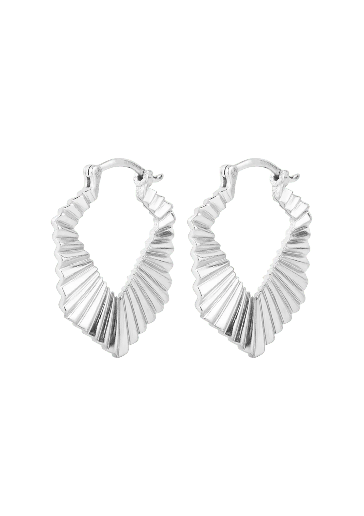 Celestial Horizon Gilded Earrings - Silver