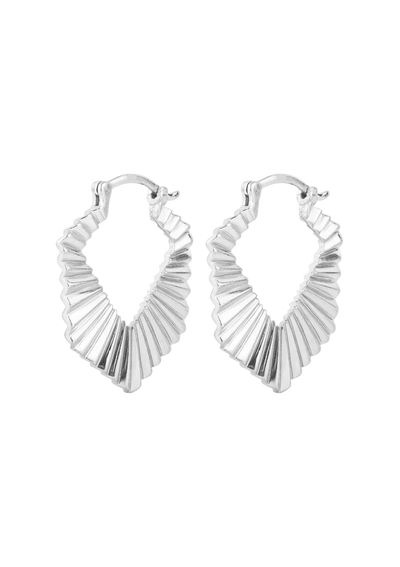 Celestial Horizon Gilded Earrings - Silver