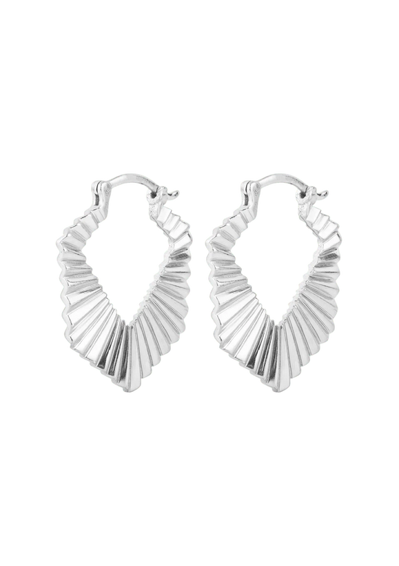 Celestial Horizon Gilded Earrings - Silver