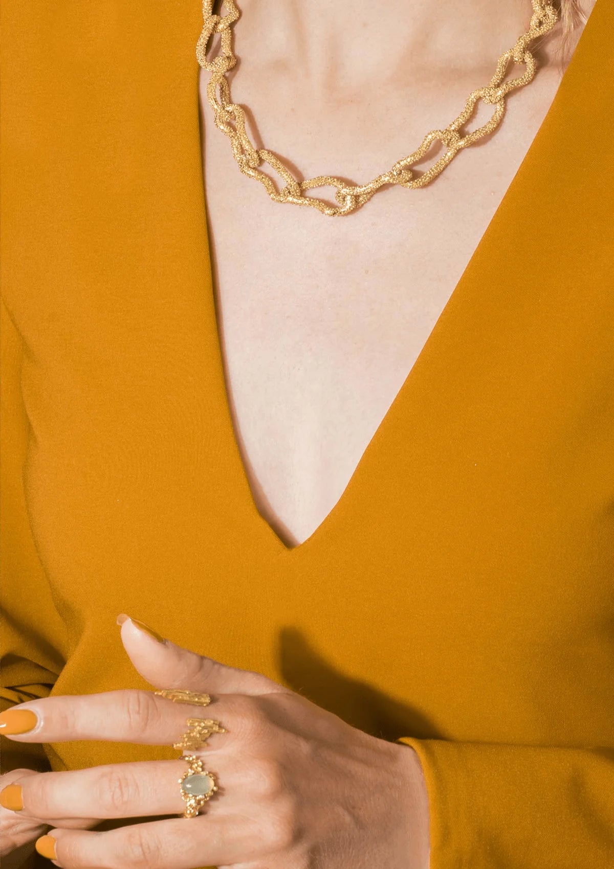 Chain of Astley Gilded Necklace - Gold