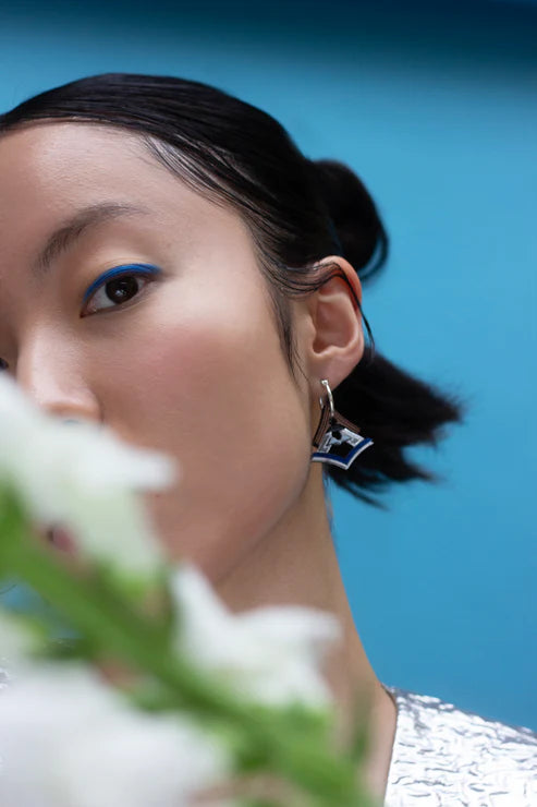 Eiko Hoops - Winter Silver