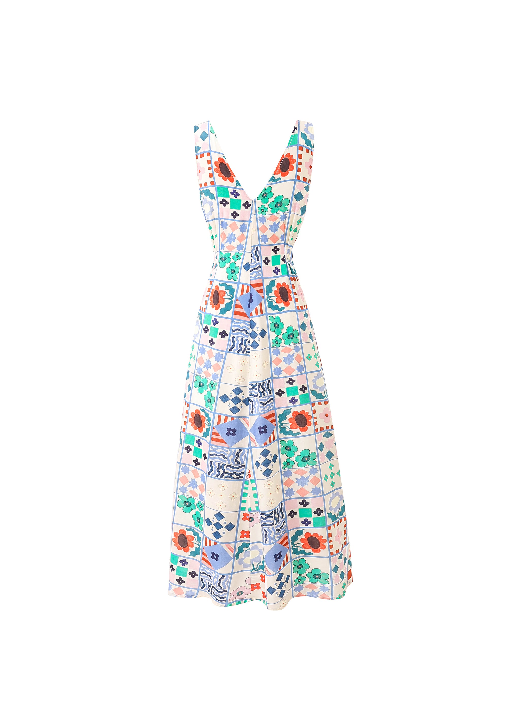 Consordia Dress - Multi Print