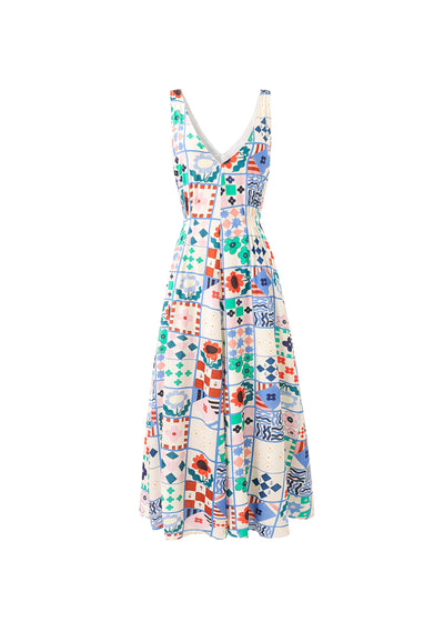 Consordia Dress - Multi Print