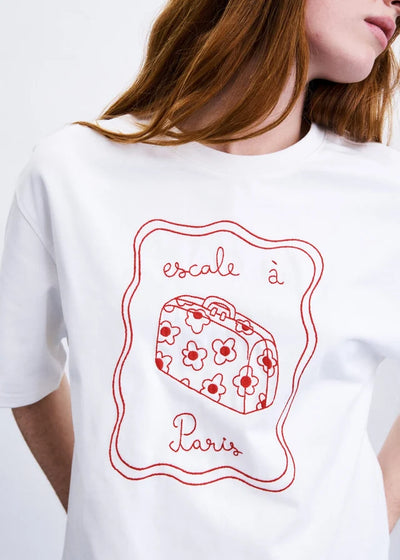 Valise T-shirt - Cream