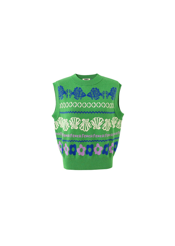 Johanne Sweater Vest - Green