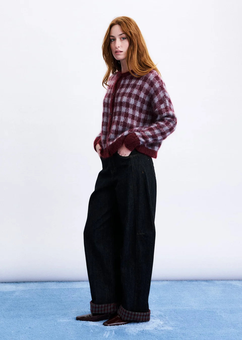Aomori Cardigan - Burgundy