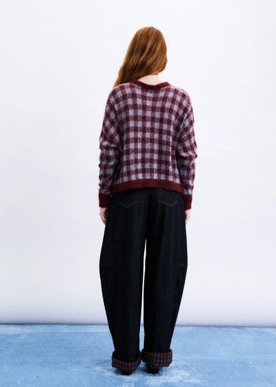 Aomori Cardigan - Burgundy