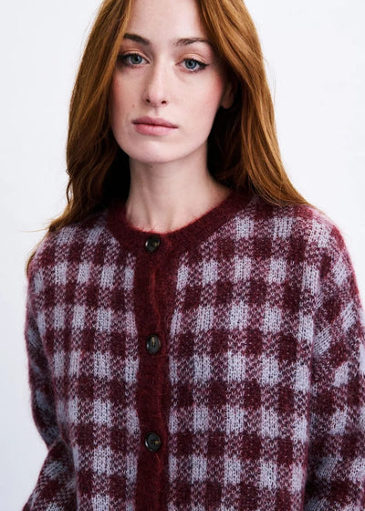 Aomori Cardigan - Burgundy