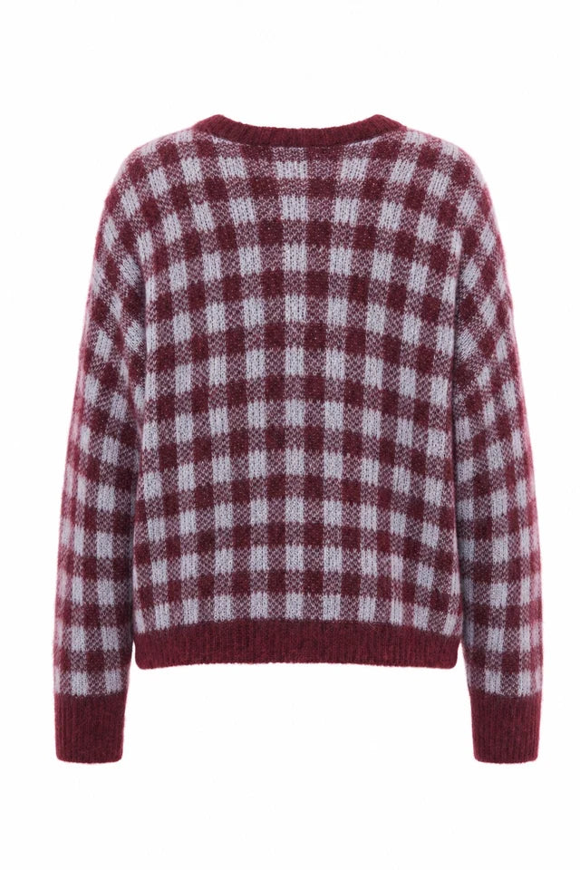 Aomori Cardigan - Burgundy