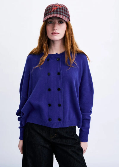 Chichi Cardigan - Electric Blue