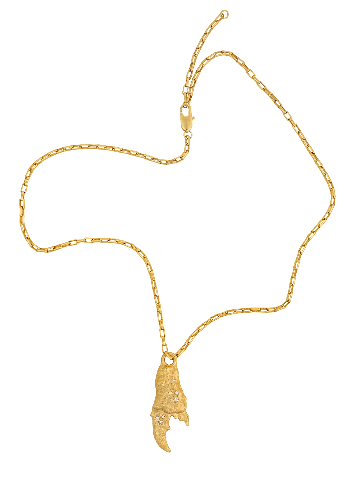 Shellwalker Amulet Gilded Necklace - Gold