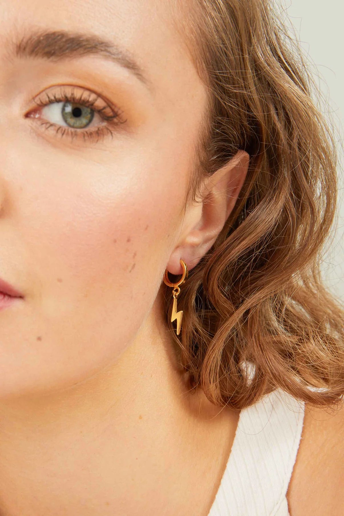 Lani Lightening Huggies - Gold Plating