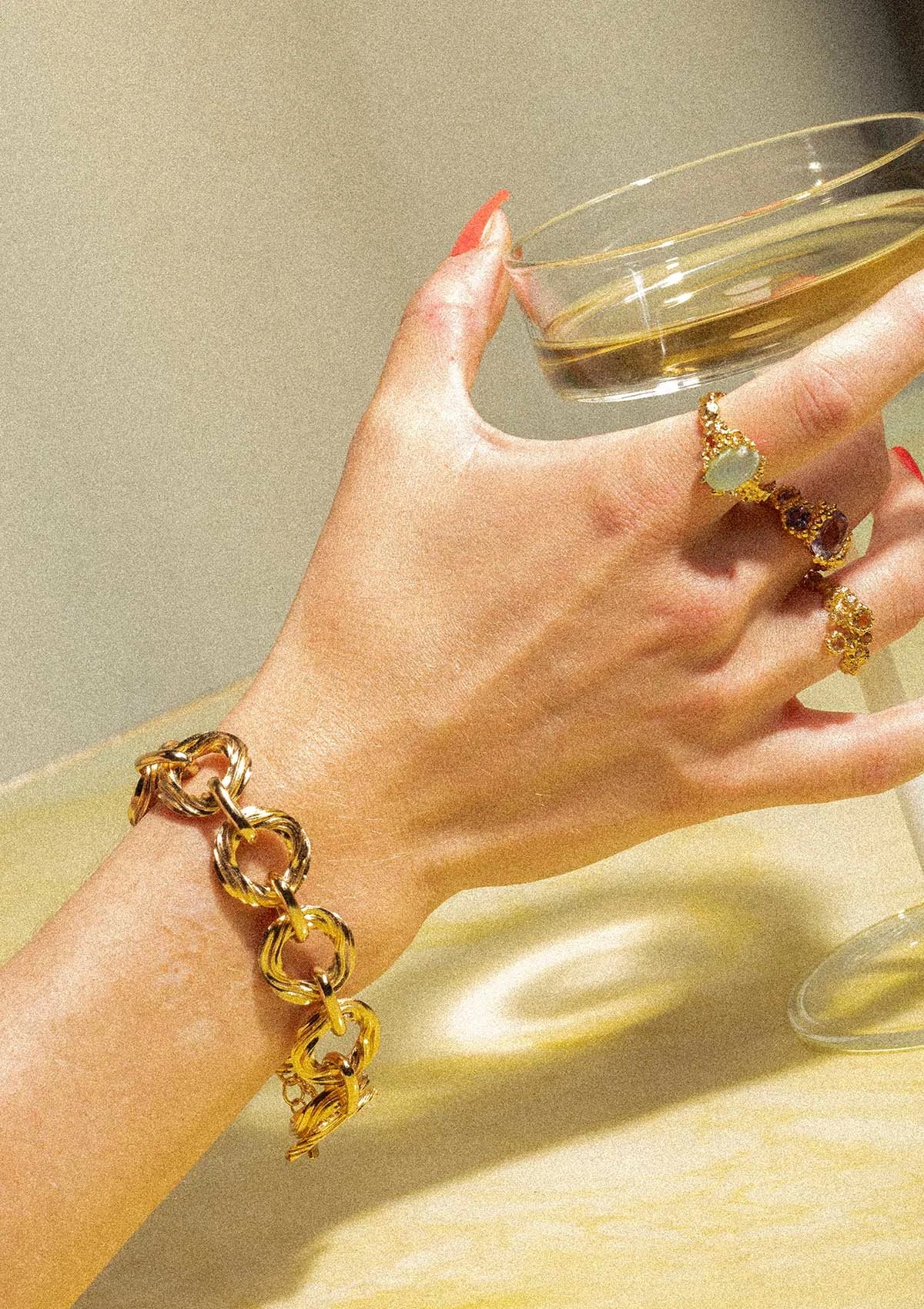 Saga Of Clotho Gilded Bracelet - Gold