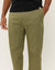 Como Cotton Chino - Lichen Green