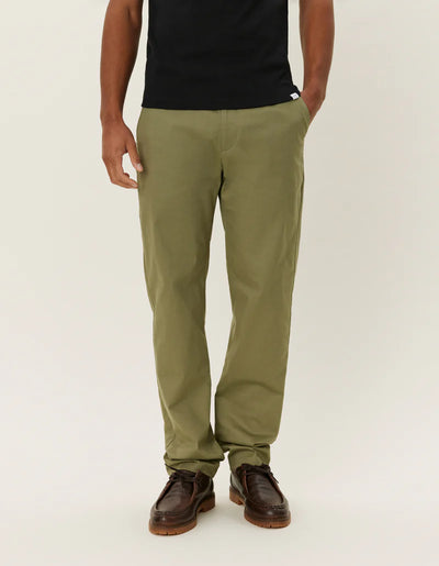 Como Cotton Chino - Lichen Green