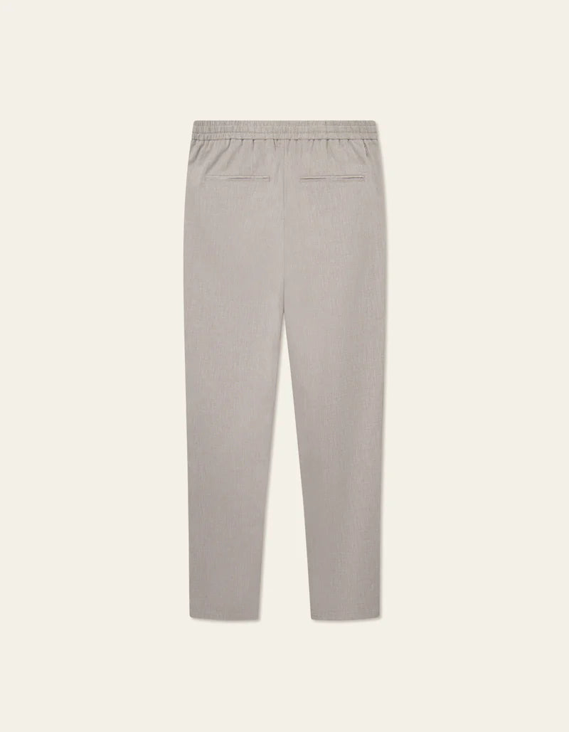 Como Tapered Slub Drawstring Pants - Light Sand