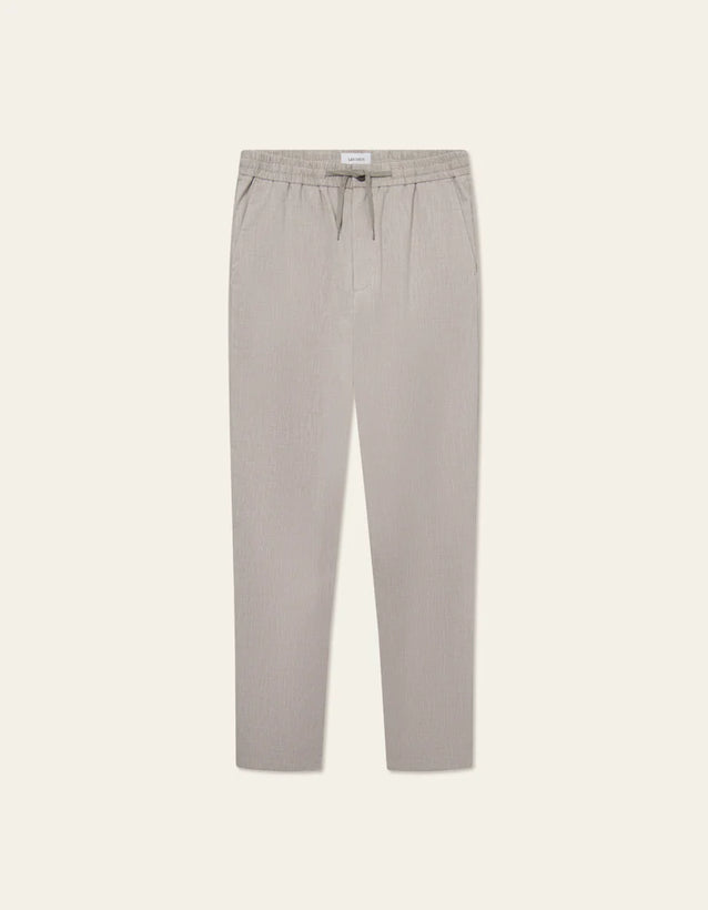Como Tapered Slub Drawstring Pants - Light Sand