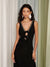 Orion Midi Dress - Coal Black