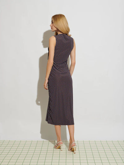 Mae Midi Dress - Coca Brown