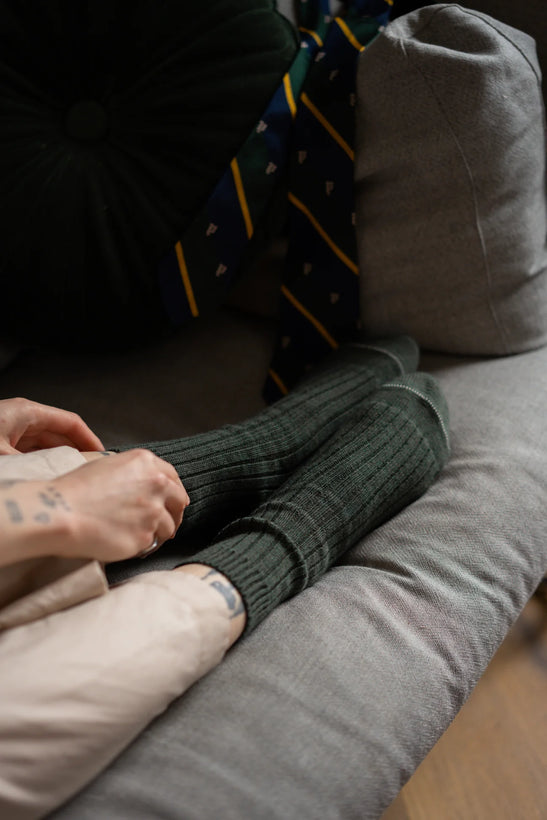 Betsy Wool Socks - Moss