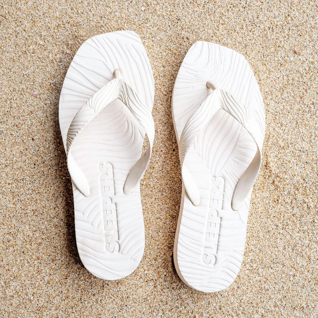 Tapered Platform Flip Flop - Eggnog