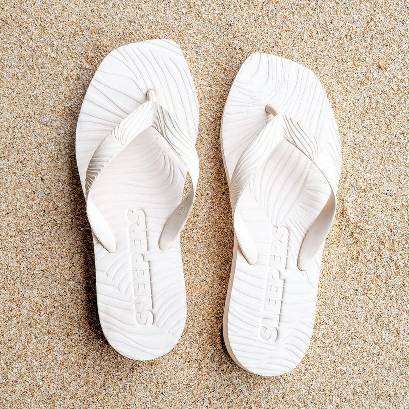 Tapered Platform Flip Flop - Eggnog