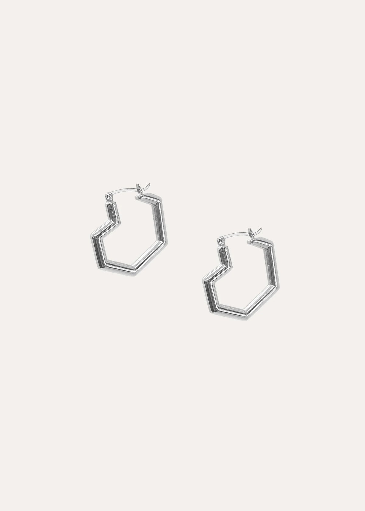 Daryl Small Hoops - Sterling Silver