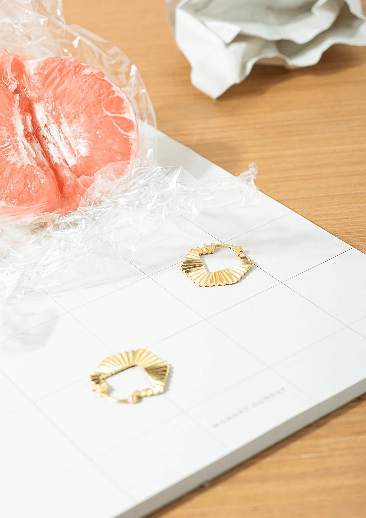 Celestial Horizon Gilded Earrings - Gold