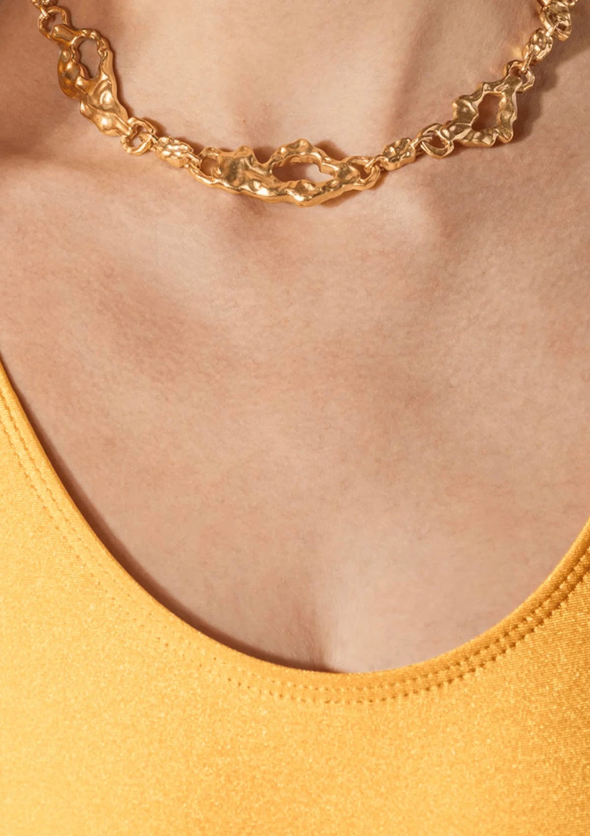 Echo of Sirens Gilded Necklace - Gold