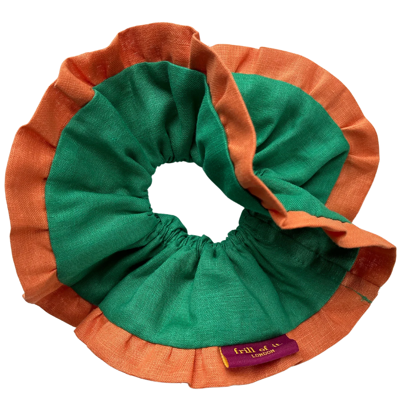Frill Scrunchie - Emerald