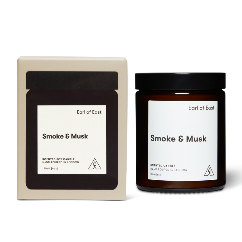 Soy Candle 170ML - Smoke & Musk