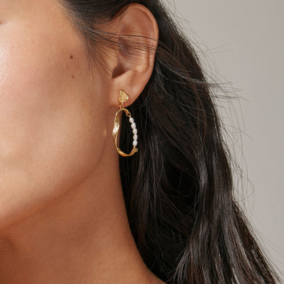 Aloma Pearl Small Earrings - Pearls