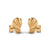 Mini Wave  Earrings - Gold