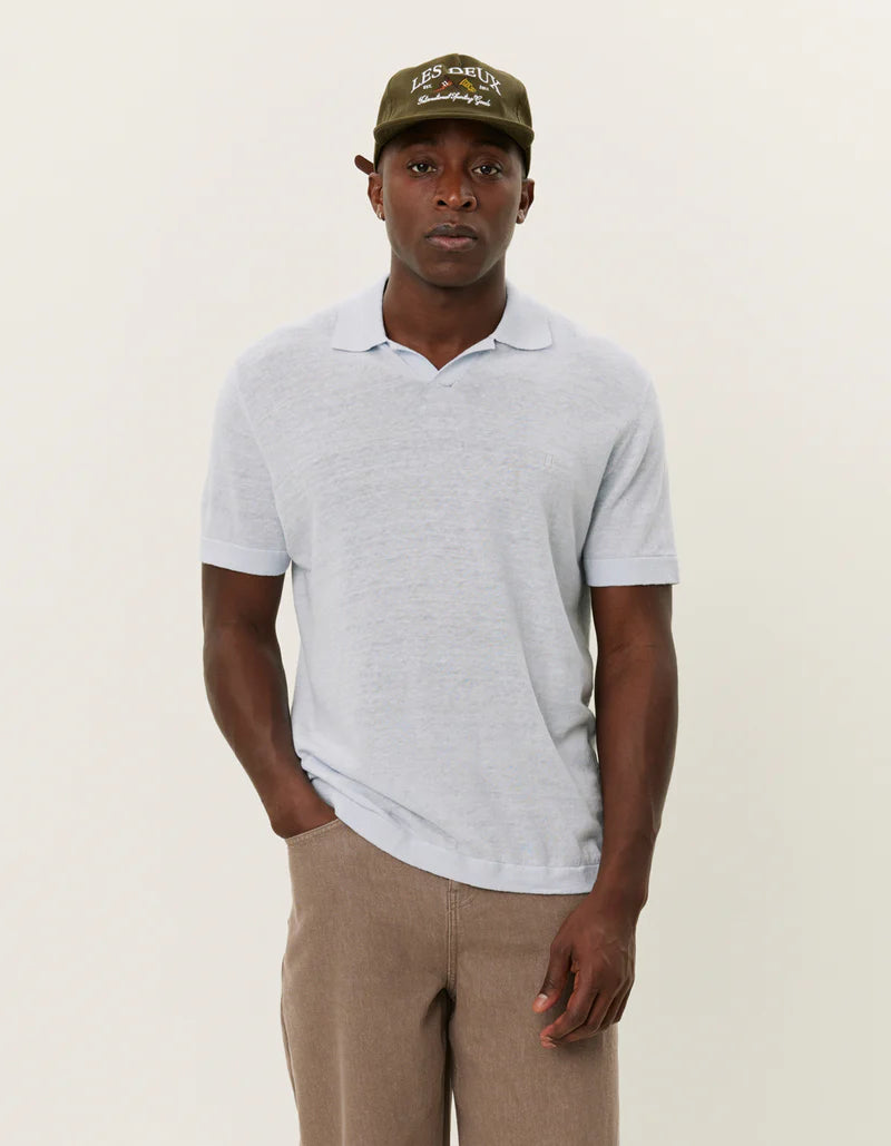 Emmanuel Polo Knit - Xenon Blue
