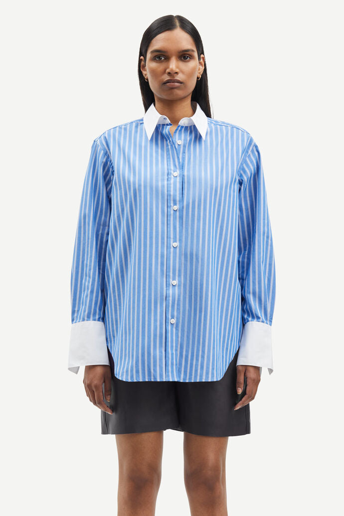 Salovas Shirt -Blue Stripe