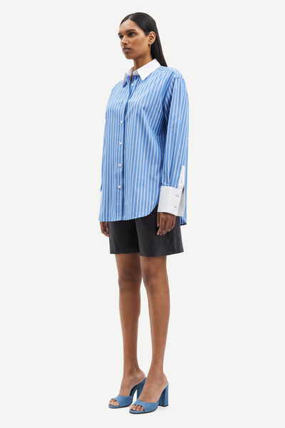 Salovas Shirt -Blue Stripe
