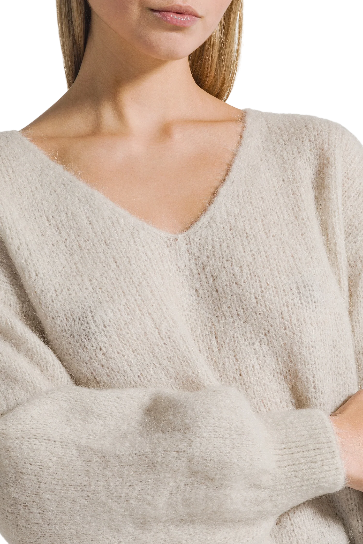 Milana LS Alpaca Pullover - Beige