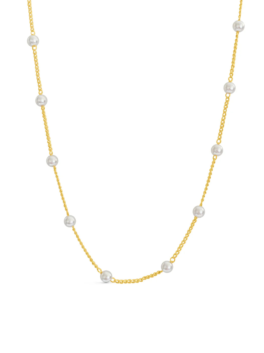 Gaia Pearl Necklace - Gold Plating/Freshwater Pearls