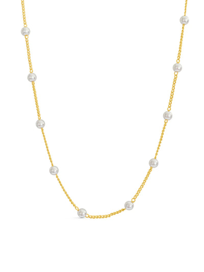 Gaia Pearl Necklace - Gold Plating/Freshwater Pearls